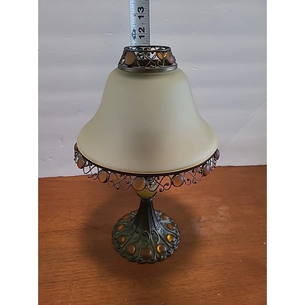 PartyLite Paris Retro Collection Bronze Tealight Lamp Candle Holder P7798 - Picture 7 of 7